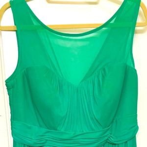 Green Bridesmaid / Prom Dress